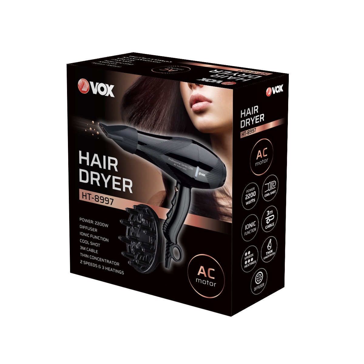 Hair dryer HT8997 