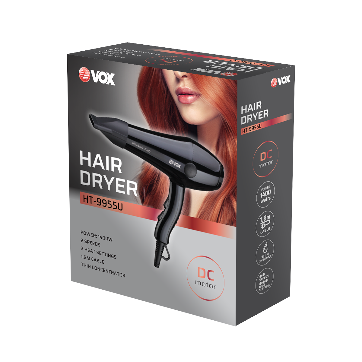 Hair dryer 9955U 