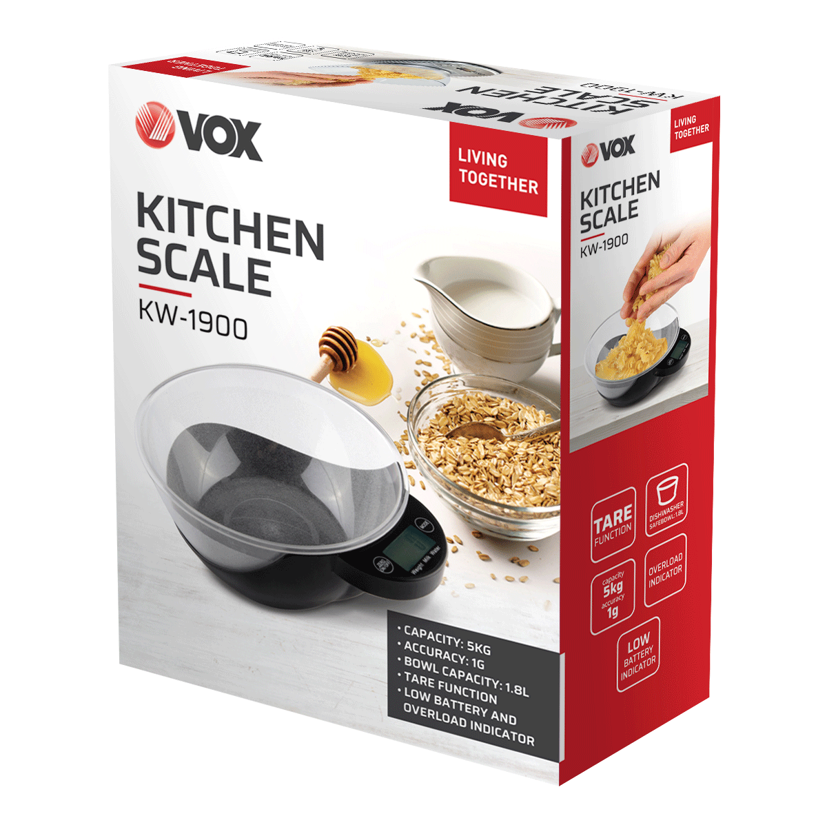 Kitchen scale KW 1900 